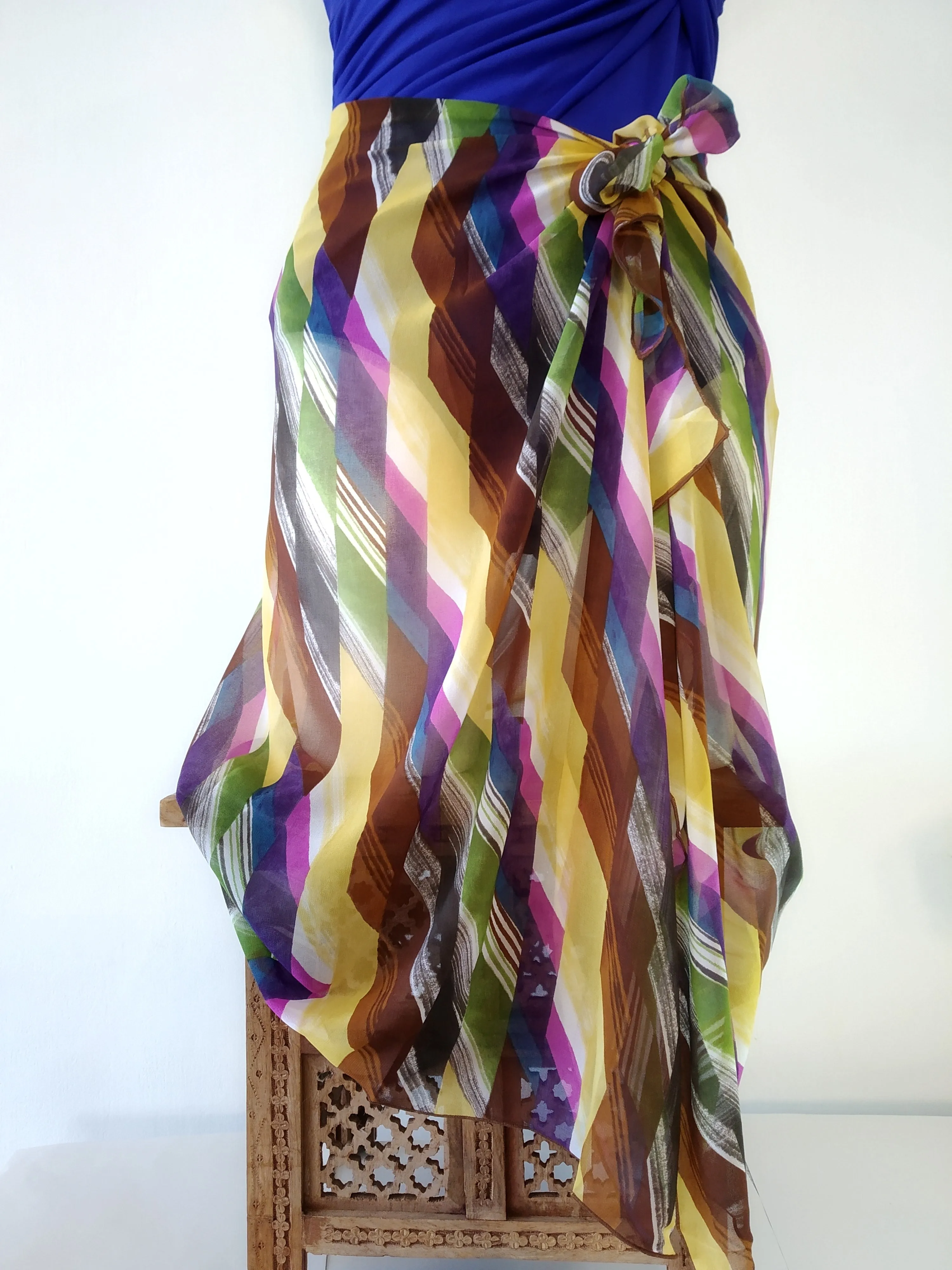 Multicolor Pareo skirt