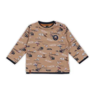 NANÖ Beige Sky Riders Airplane Tee