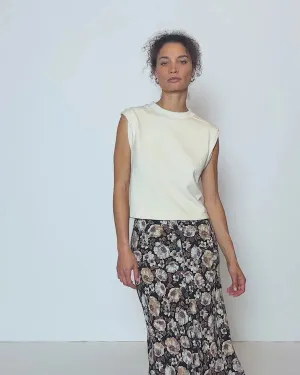 Nation LTD Mae Rolled Sleeve Tank