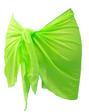 Neon Green Mesh Sarong