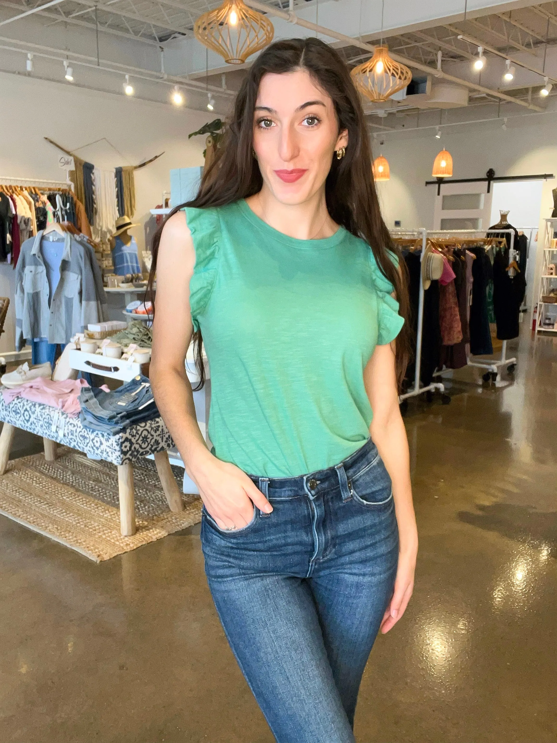 North Ruffle Top