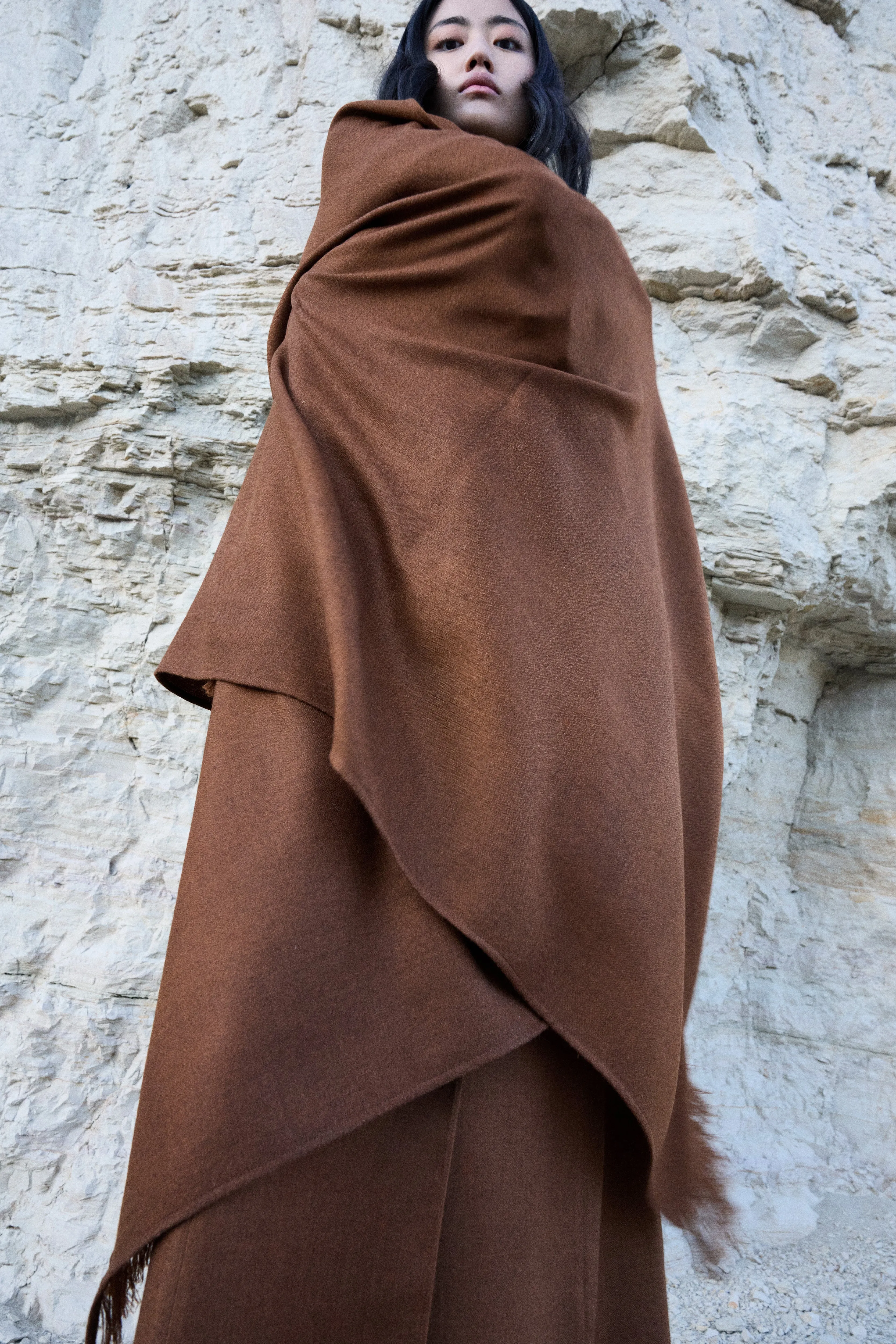 Nubra Woollen Dress (Maple)