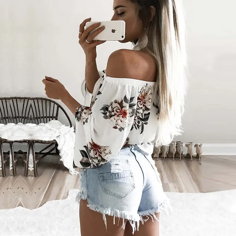 Off Shoulder Bohemian Blouse