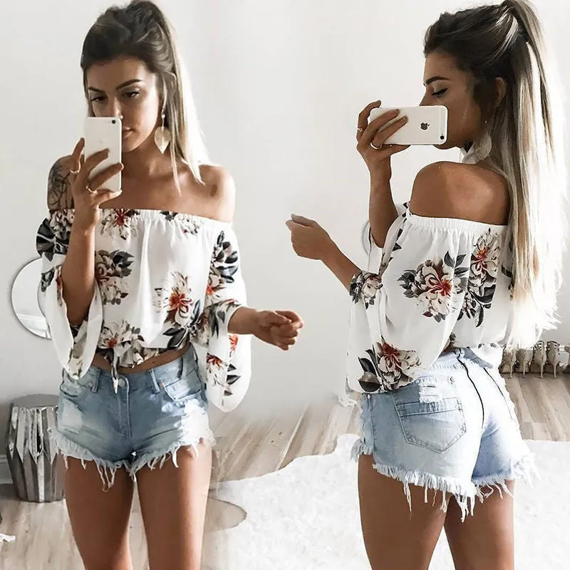 Off Shoulder Bohemian Blouse