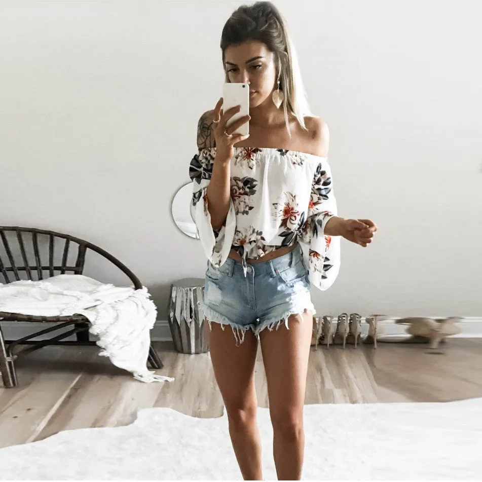 Off Shoulder Bohemian Blouse