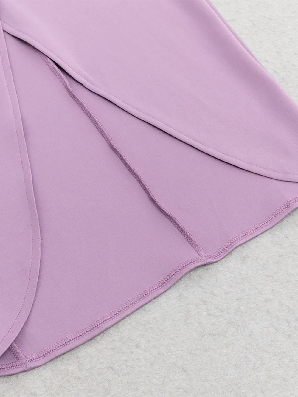 Off Shoulder Pure Color Maxi Bodycon Dress HB100700