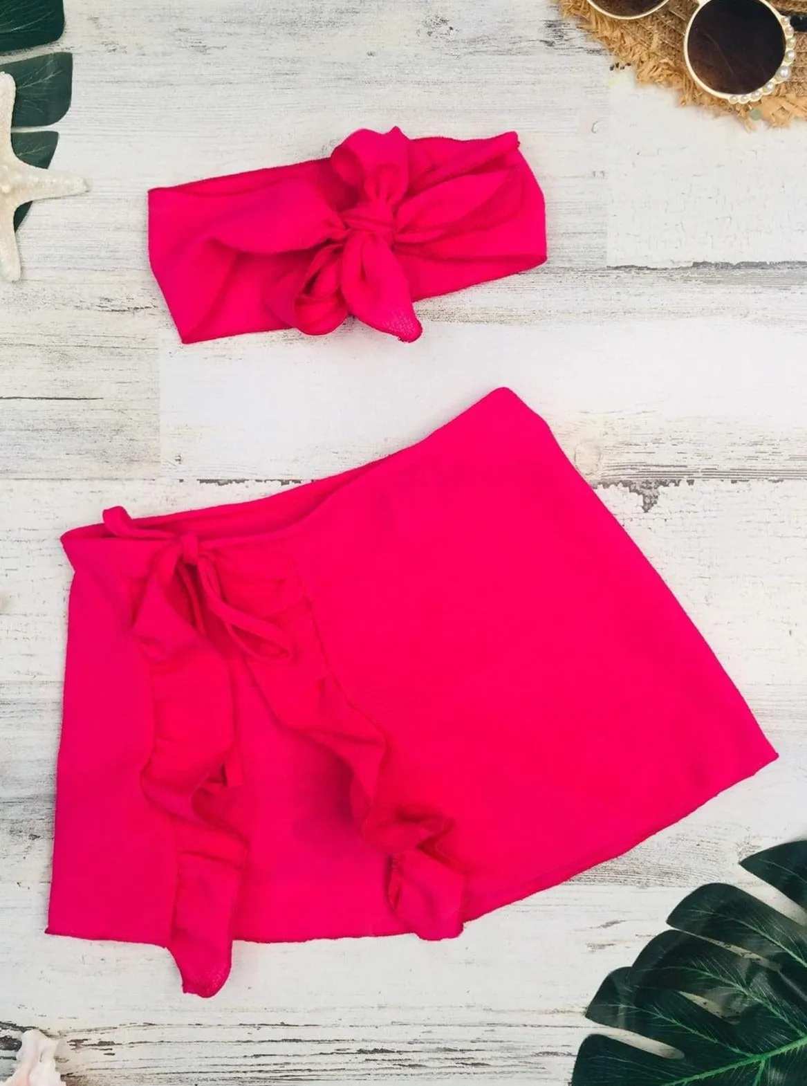 Off To Paradise Sarong and Headband Set