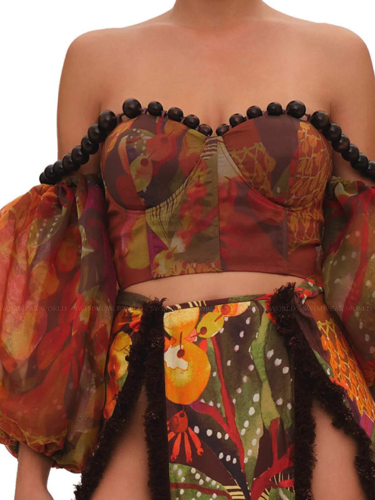 Omma Crop-Omma Sarong Skirt