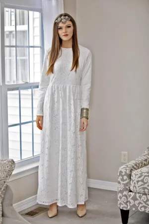 Orchid Lace Maxi Dress