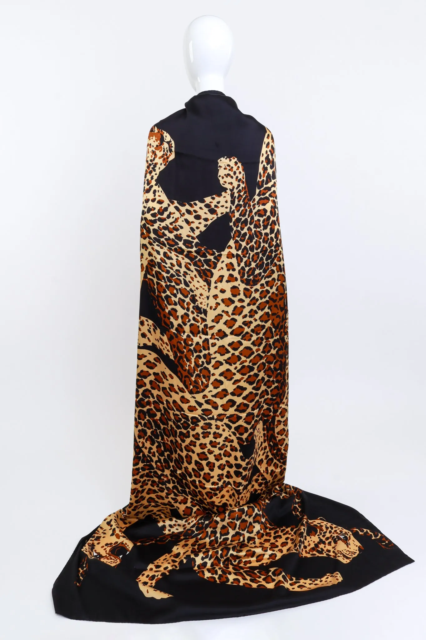 Oversized Prowl of Leopards Shawl