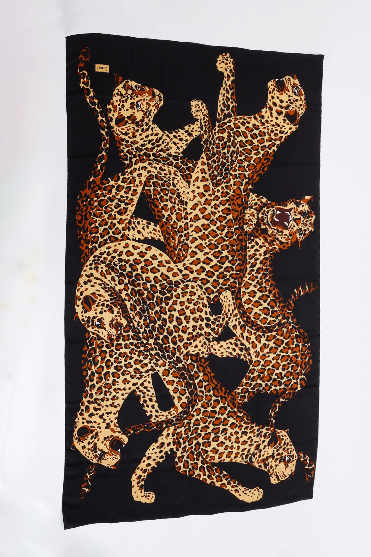Oversized Prowl of Leopards Shawl