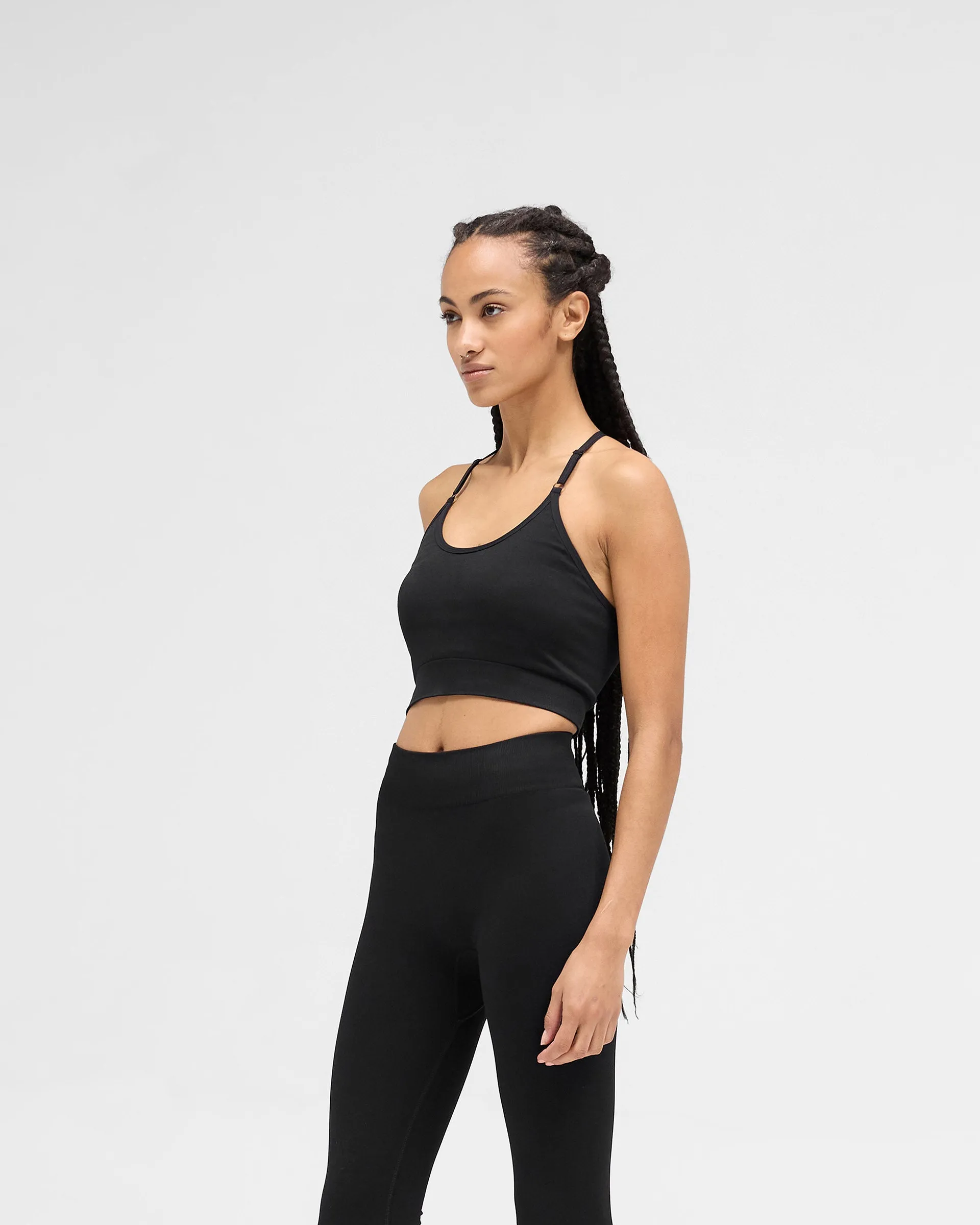 Owners Club Seamless Low Impact Bra - Jet Black