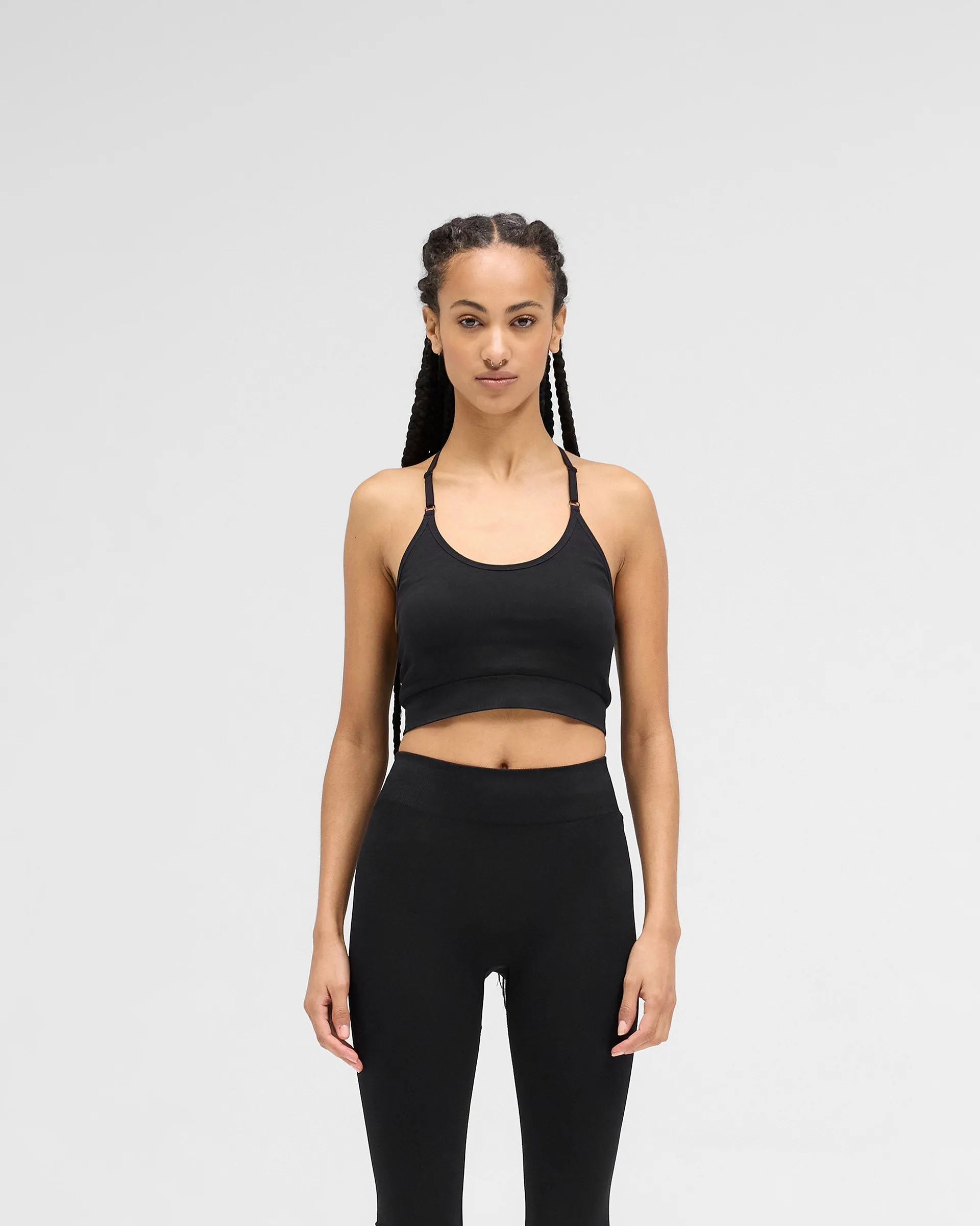 Owners Club Seamless Low Impact Bra - Jet Black