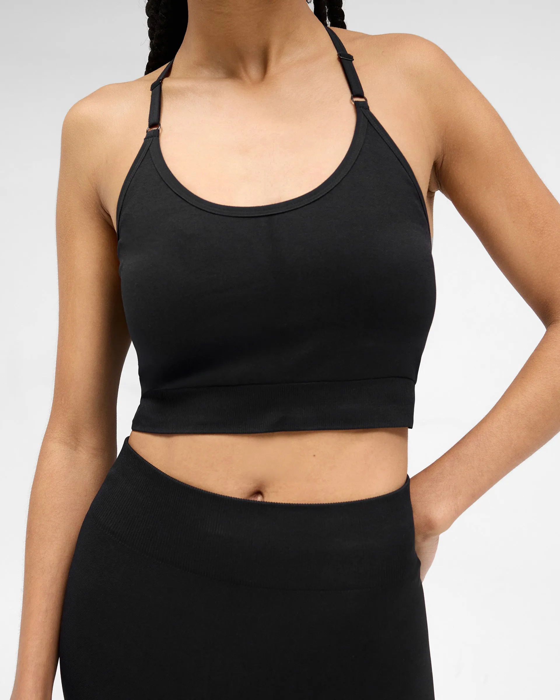 Owners Club Seamless Low Impact Bra - Jet Black