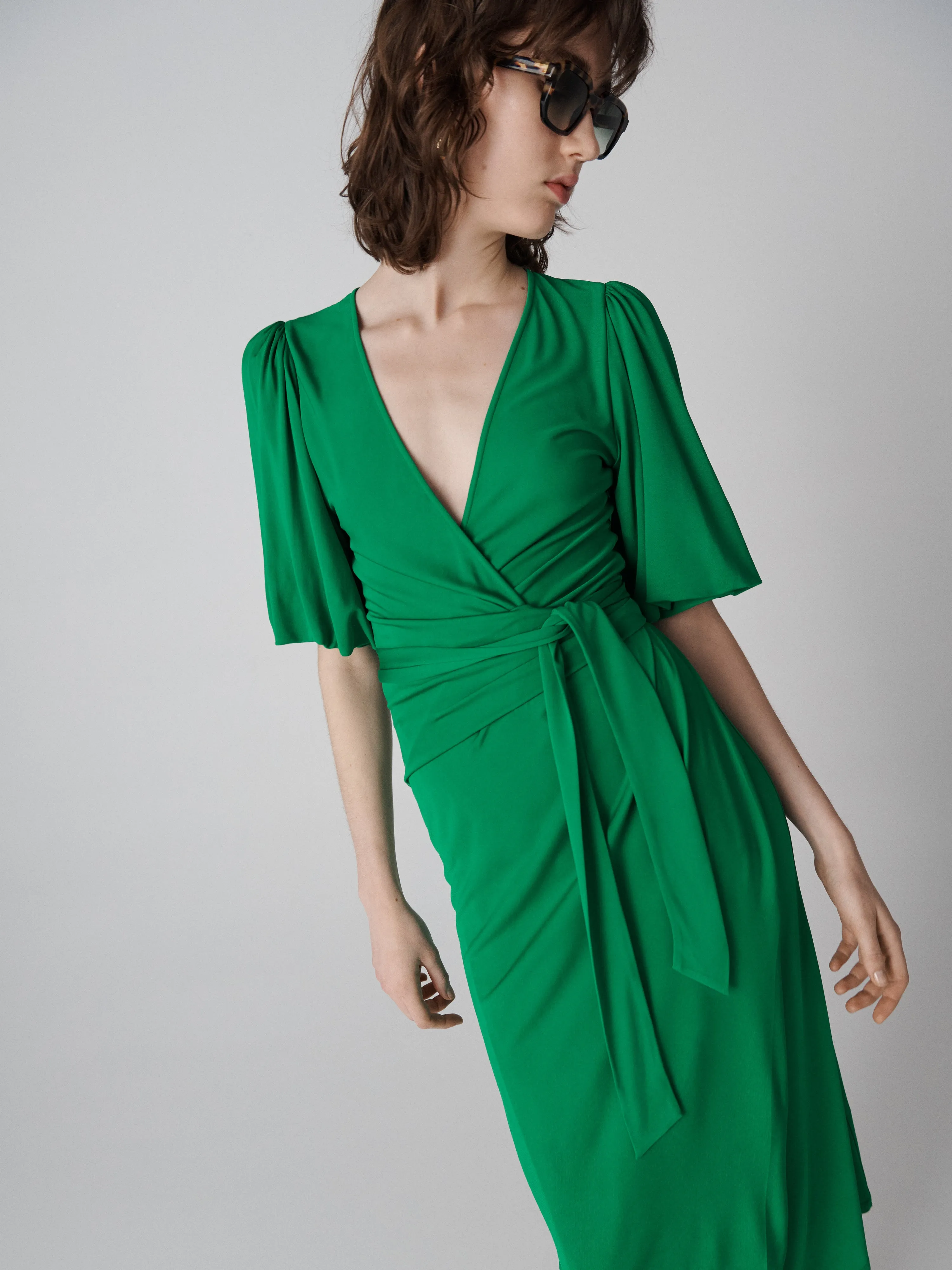 Paisley Wrap Dress