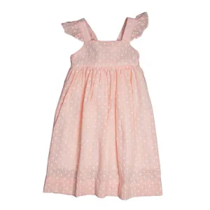 Peach Eyelet Dress