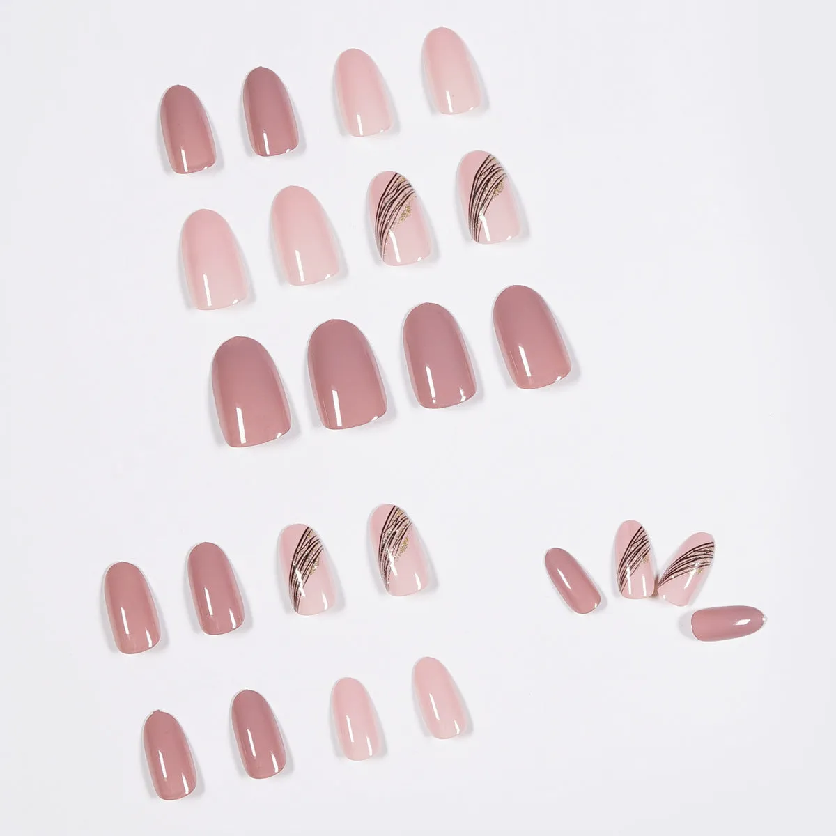 Pink Dream Elegant Design Press-On Nails