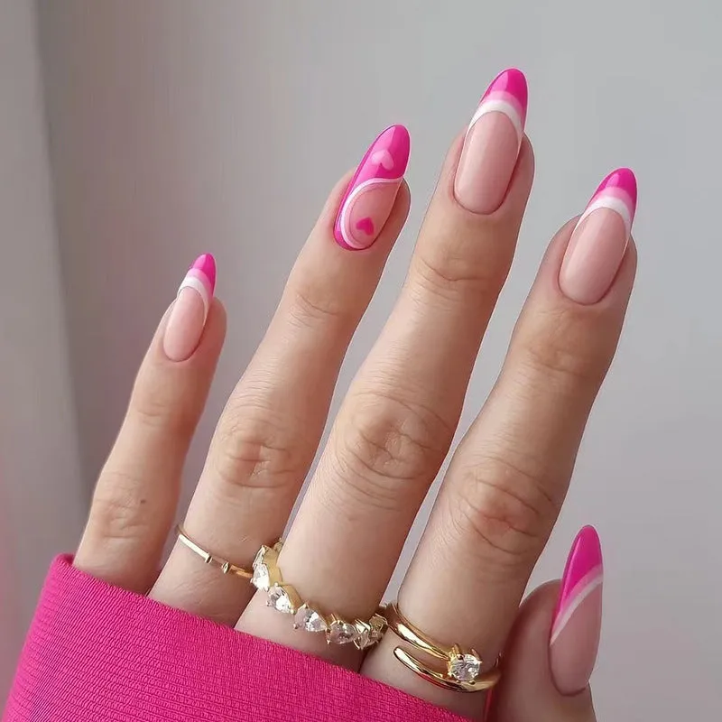 Pink Dream Elegant Design Press-On Nails