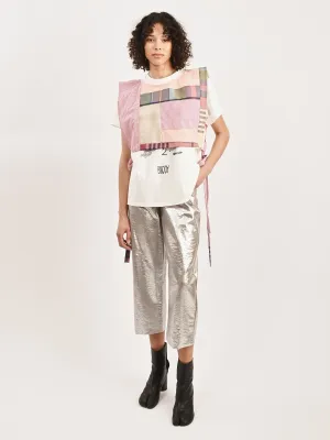 Pink/Gingham Patchwork Dickie
