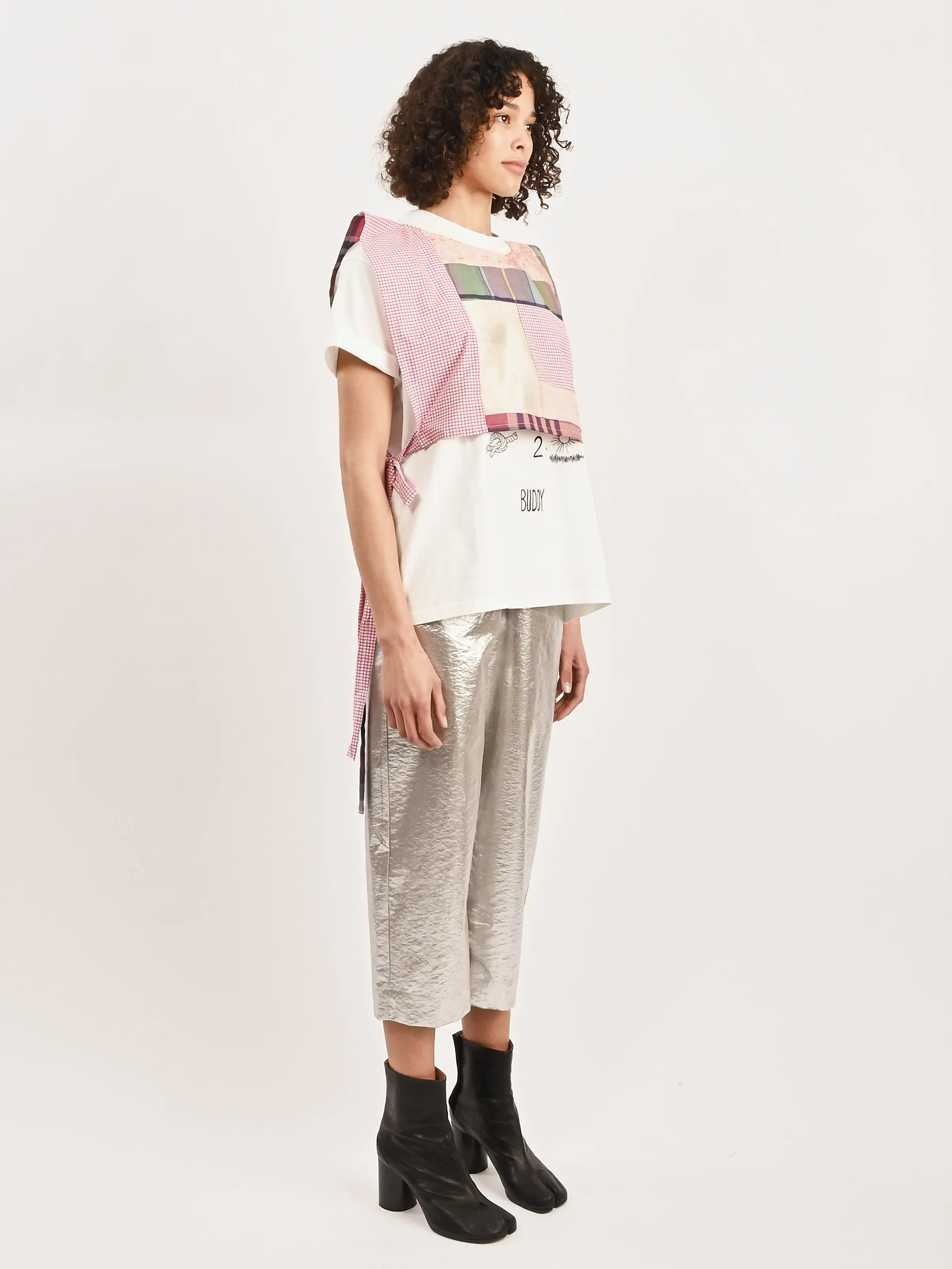 Pink/Gingham Patchwork Dickie