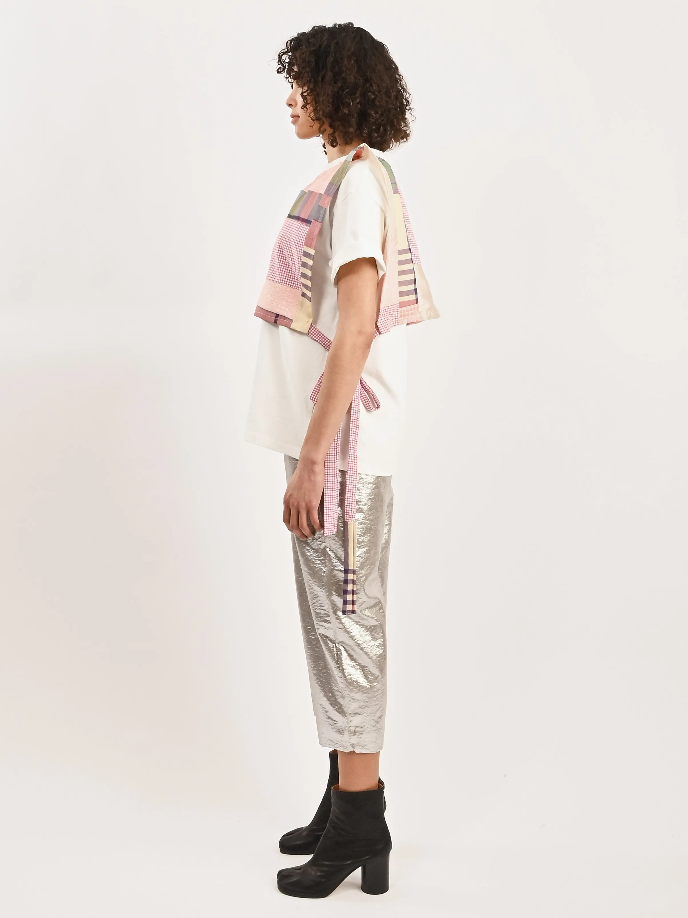 Pink/Gingham Patchwork Dickie