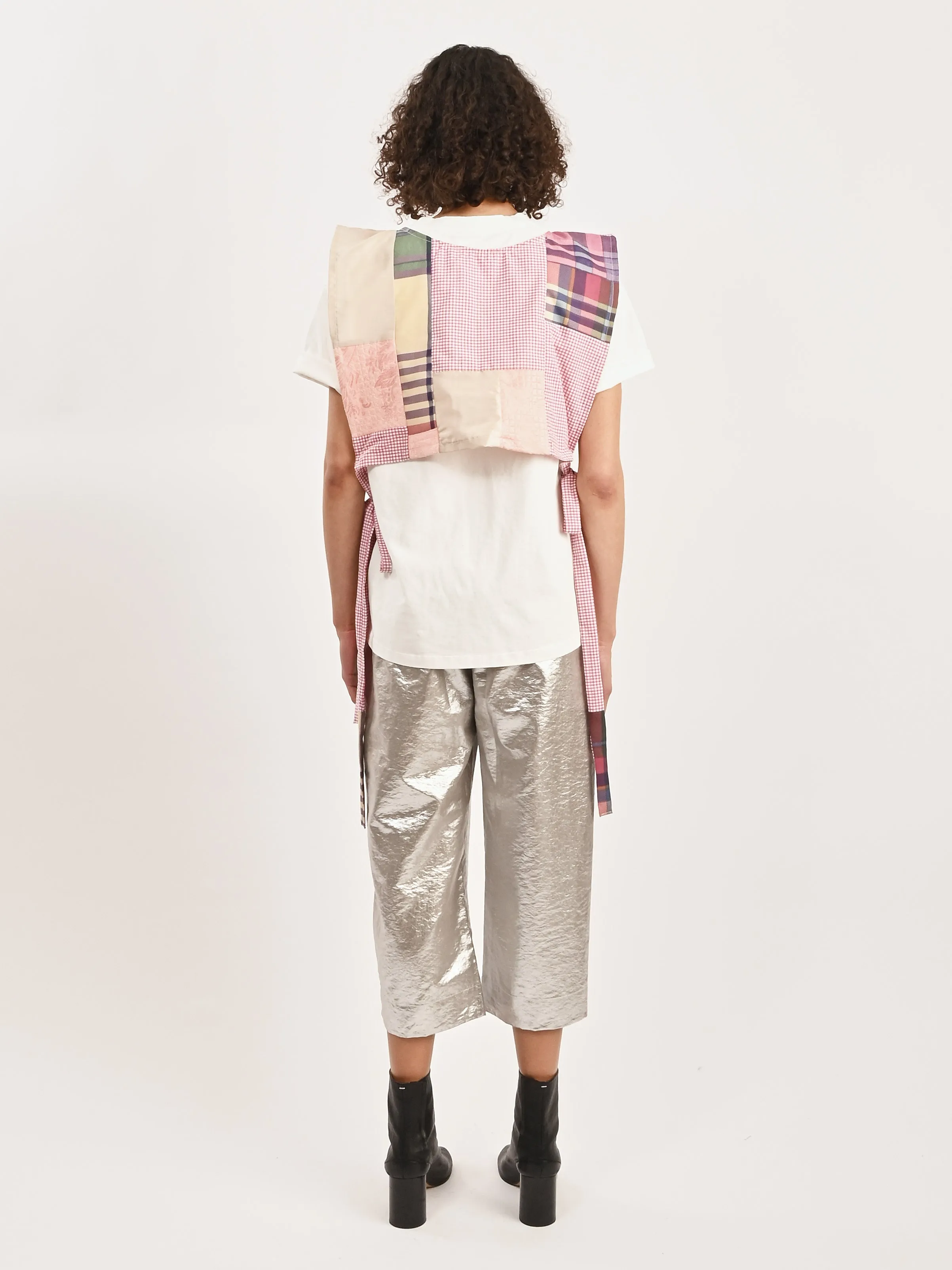Pink/Gingham Patchwork Dickie
