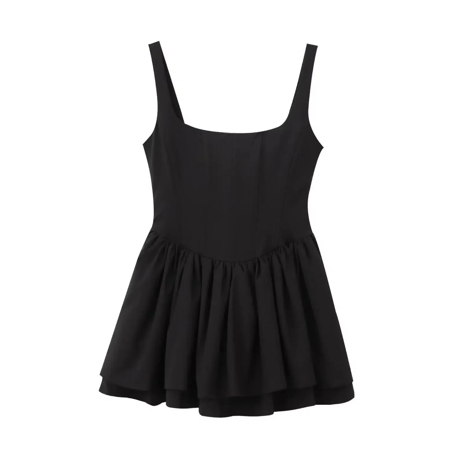 Pleated Sleeveless Sundresses