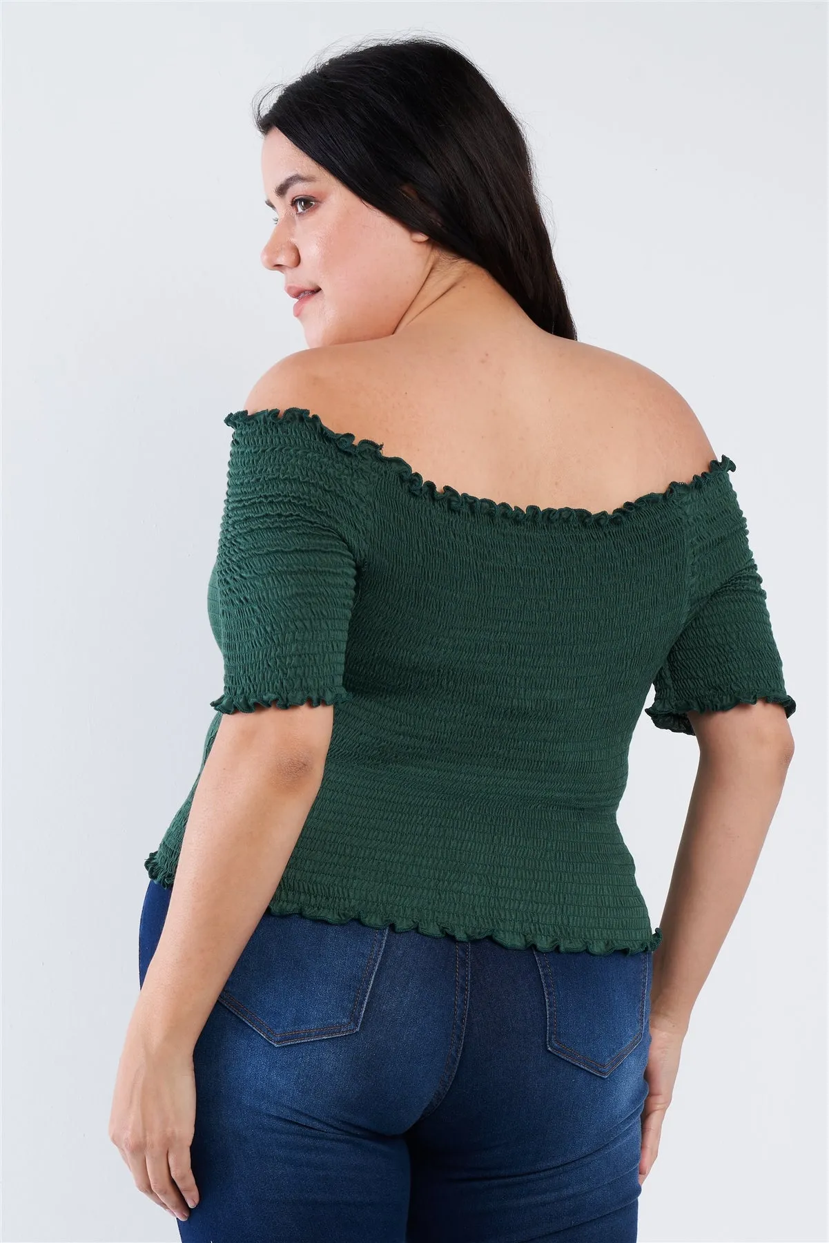 Plus Size Off The Shoulder Top