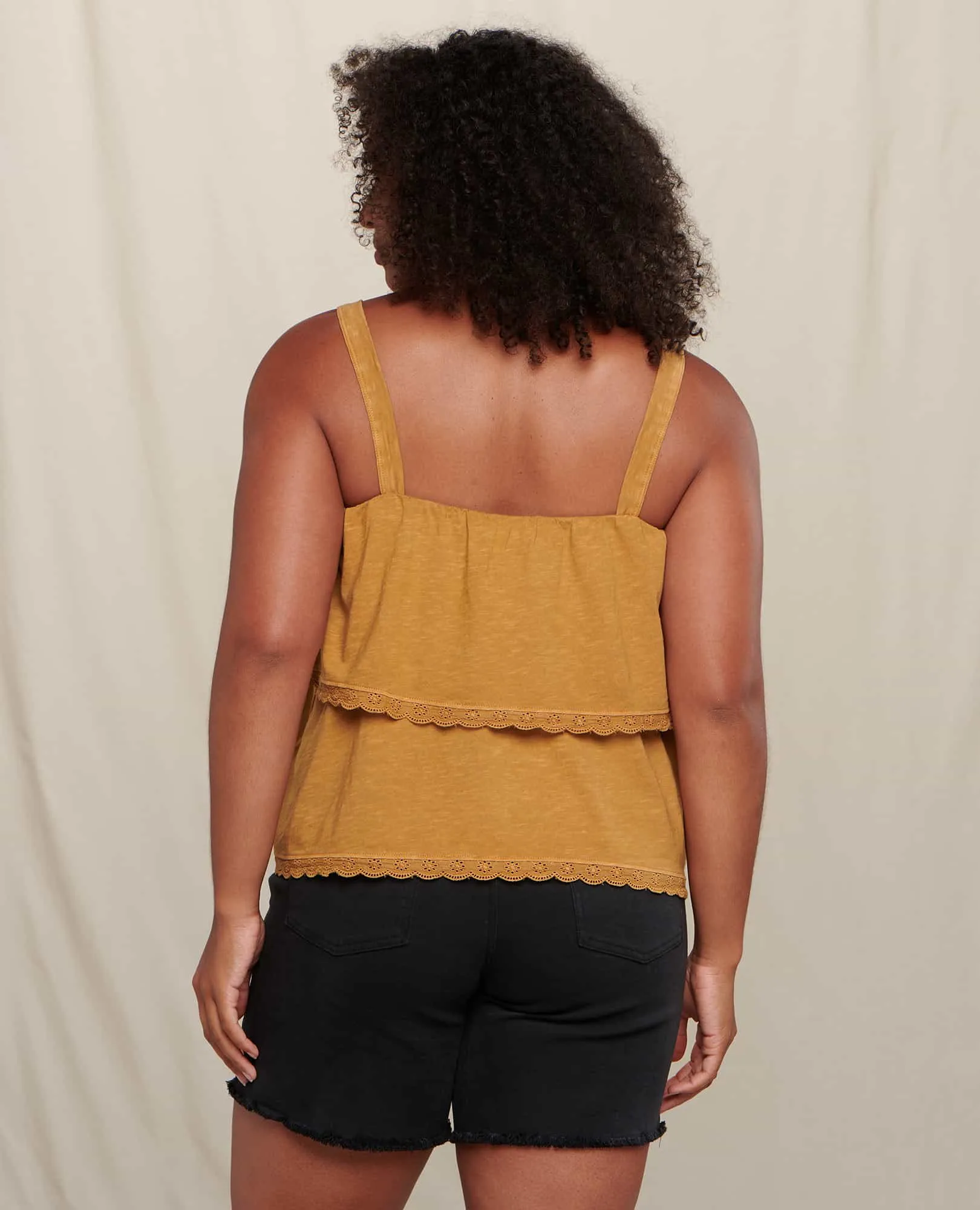 Primo Tiered Eyelette Tank