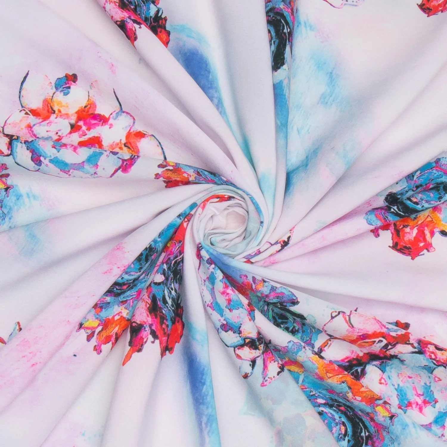 Printed Stretch Rayon Floral