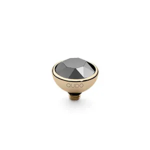 Qudo Bottone 10mm Gold Topper - Light Chrome