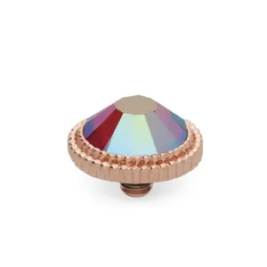 Qudo Fabero 10mm Rose Gold Topper - Light Siam