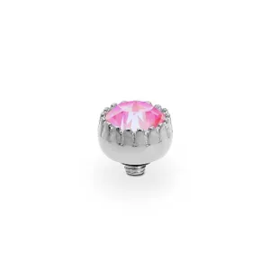 Qudo London 8mm Silver Topper - Lotus Pink Delite