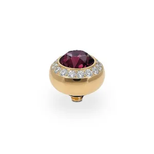 Qudo Tondo Deluxe 10mm Gold Topper - Amethyst