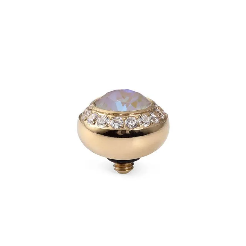 Qudo Tondo Deluxe 10mm Gold Topper - Dusty Pink Delite