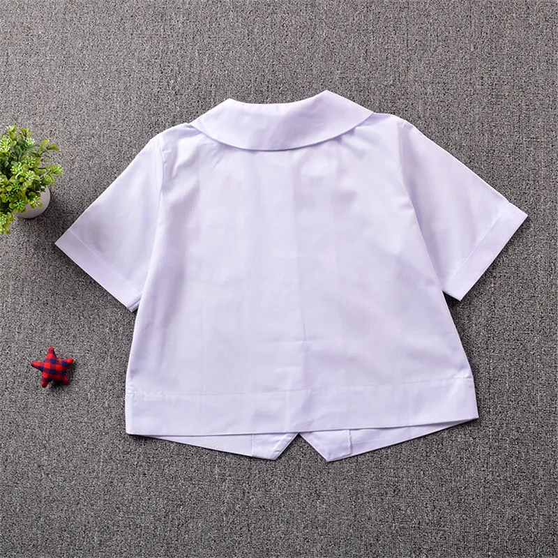 "COLLAR PLUM EMBROIDERY" SHIRT N081401