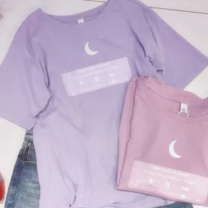 "HARAJUKU MOON" PASTEL TEE K070809