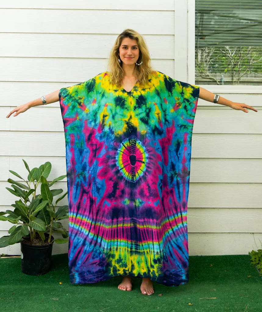 Radiant Ripple Tie Dye Kaftan