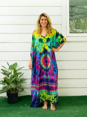Radiant Ripple Tie Dye Kaftan