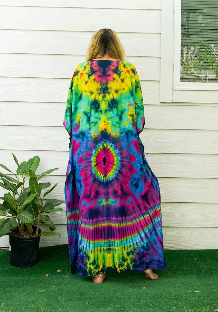 Radiant Ripple Tie Dye Kaftan