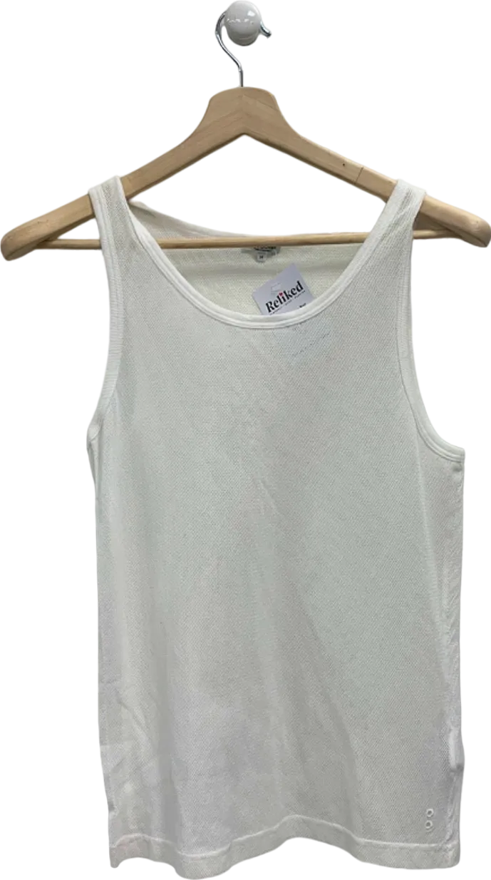 Ron Dorff White Sleeveless Top UK M