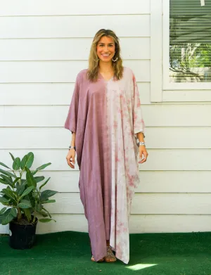 Rosewood Blush Two-Tone Kaftan