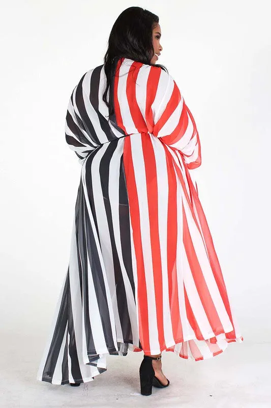 Ruched Sleeve Maxi Dress