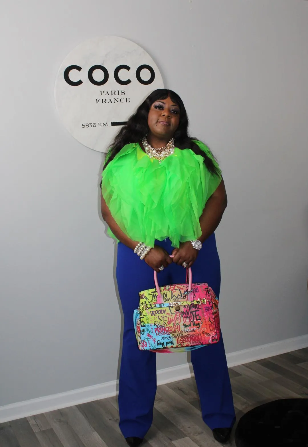 Ruffled Tulle Top