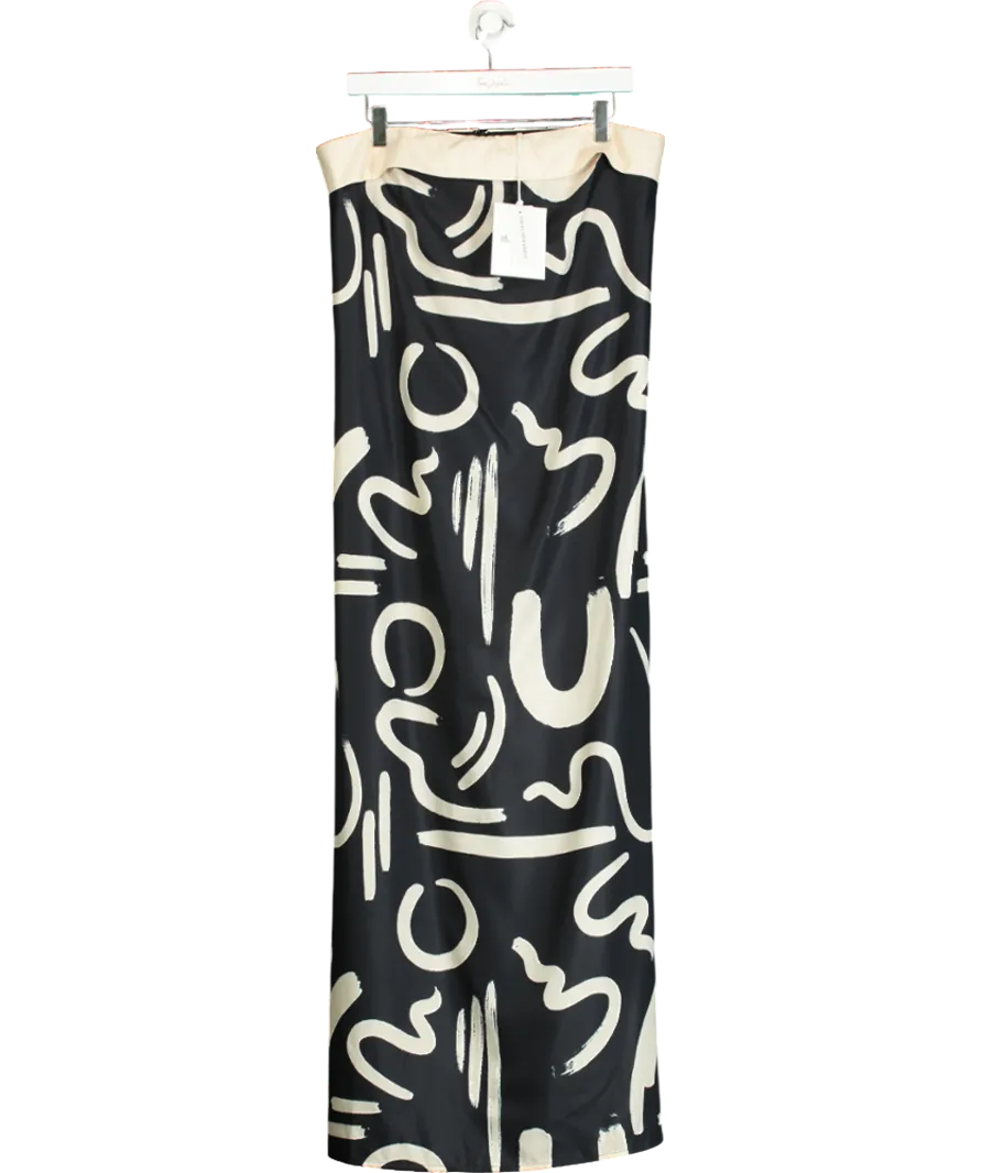 Runaway The Label Black Alba Maxi Dress UK 12