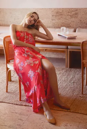 Ryden Maxi Dress | Vintage Hawaiian Red