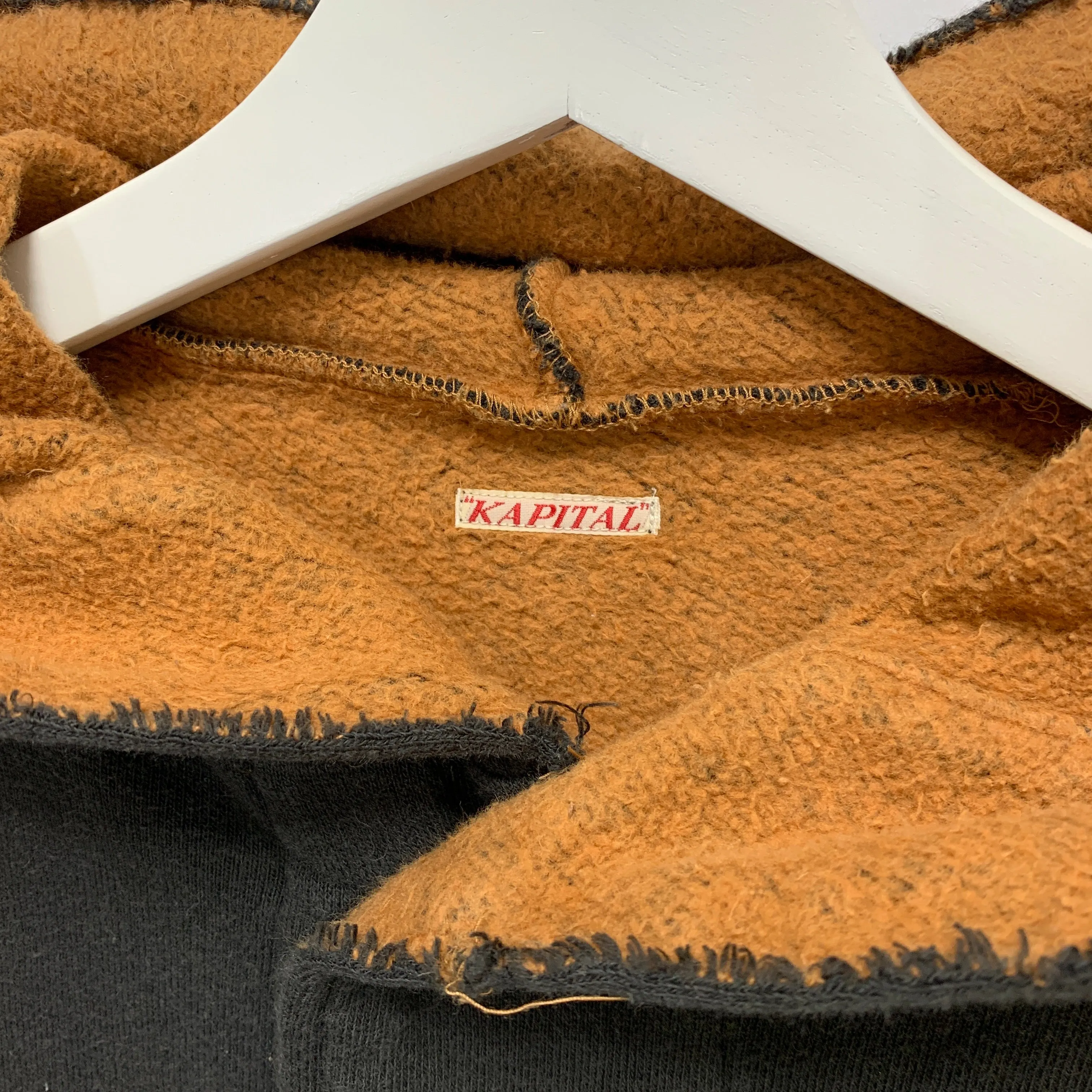 [S] Kapital Hooded Sweat Jacket Dark Brown