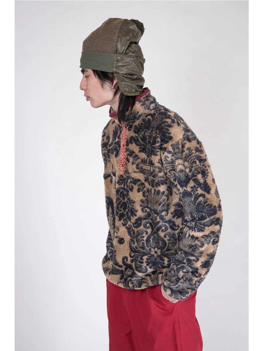 [S~2XL] DS! Kapital Damask Fleece Snap Pullover Jacket