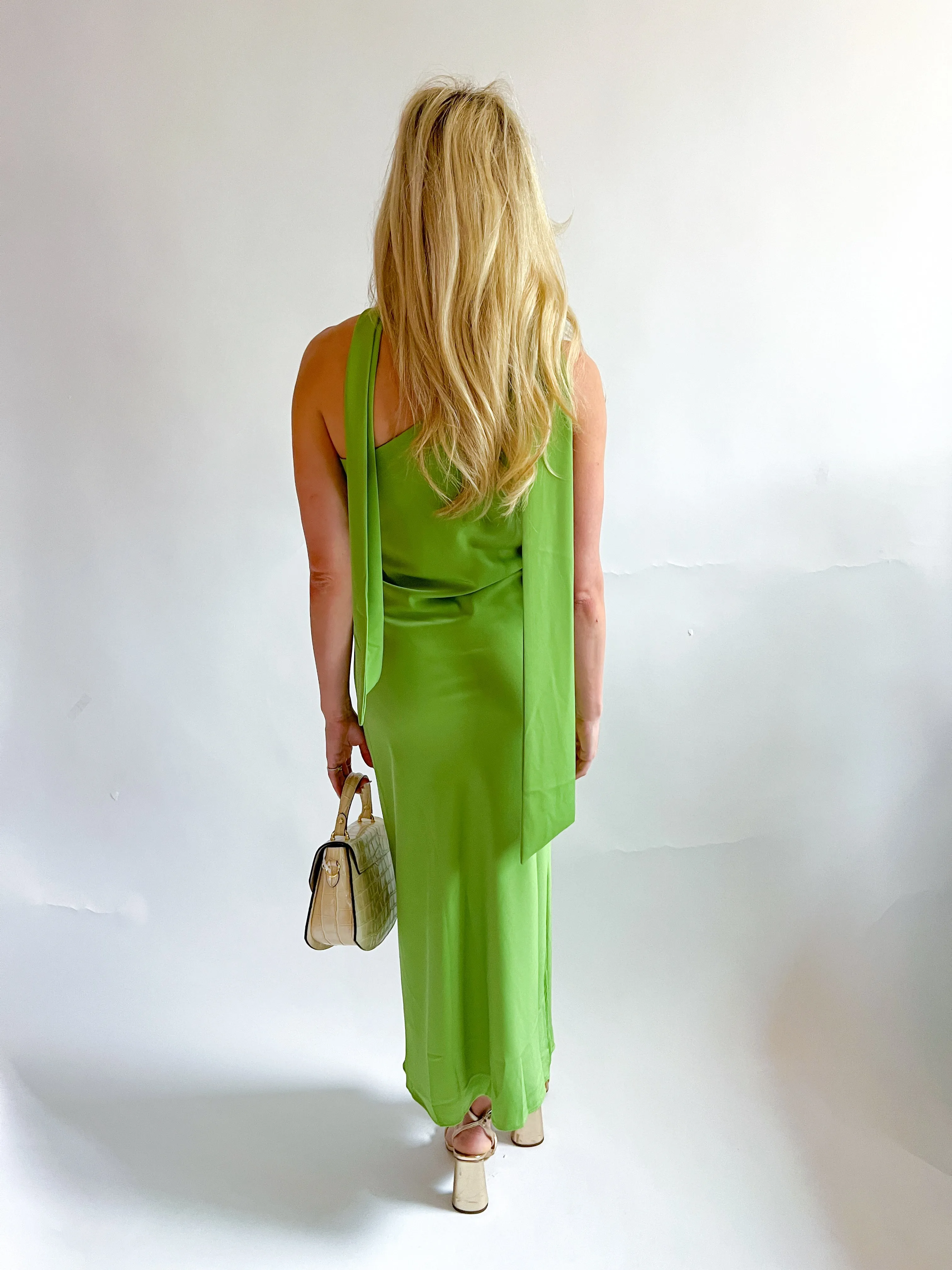 Saffron Halter Midi Dress