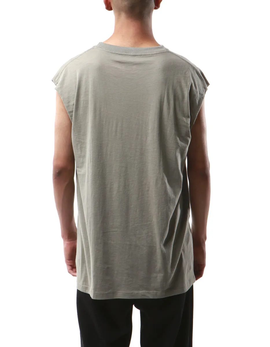Sage Dual Pocket Sleeveless Tee